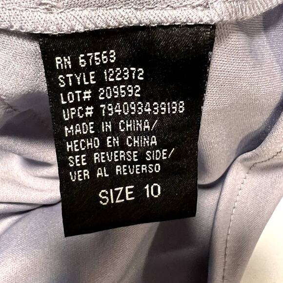 SL Fashions NY, Gray, Tier Beaded Neckline, Women's 10 Dress - Picture 10 of 13